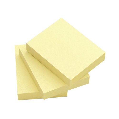 Q-CONNECT QUICK NOTES 51X76MM YELLOW (PACK OF 12) KF10501