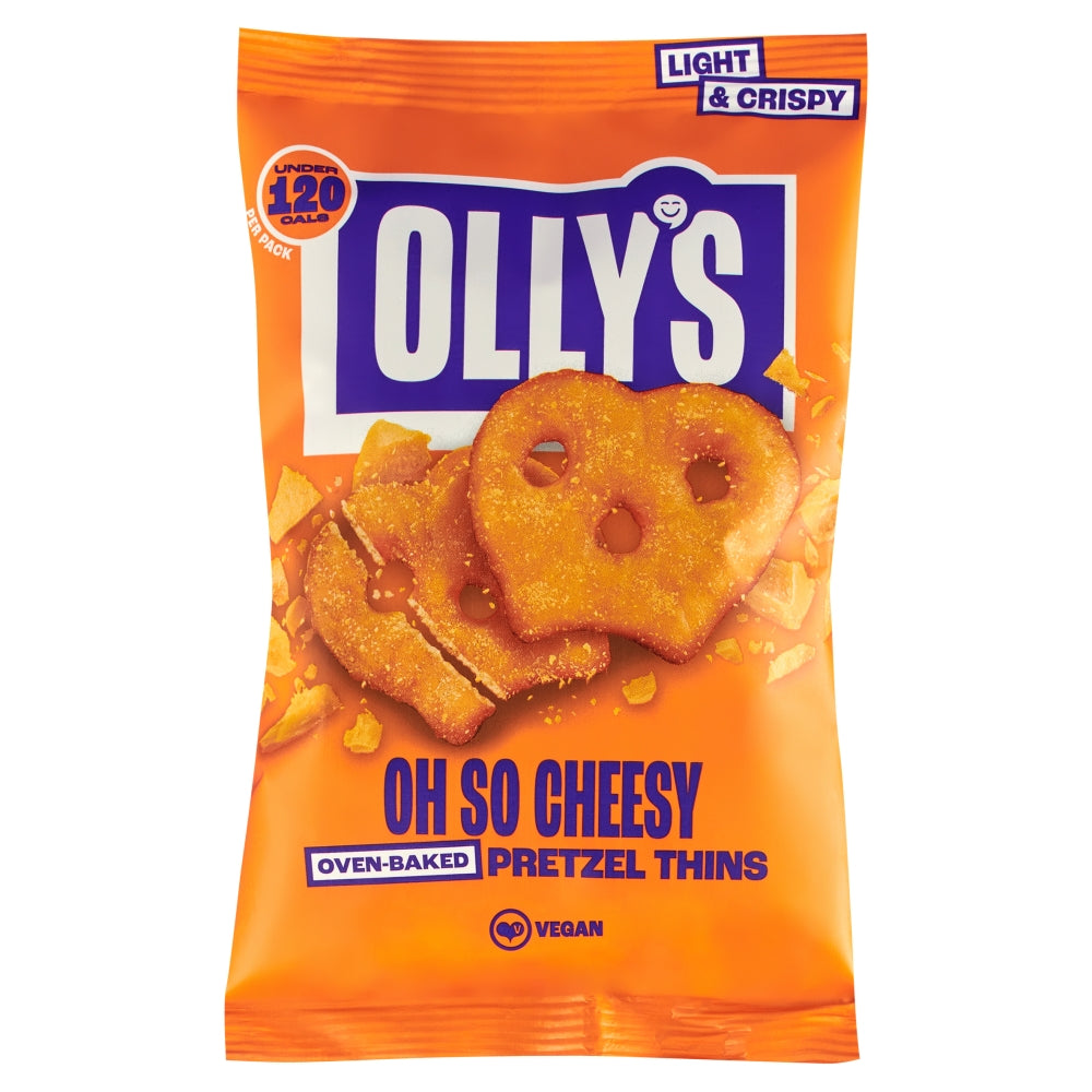 OLLY'S OH SO CHEESY PRETZEL THINS (35g) x 10