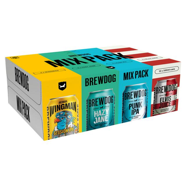 BREWDOG MIXED BEER CAN PACK (300ml) x 12