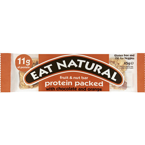 EAT NATURAL CHOCOLATE ORANGE BARS (45g) x 12