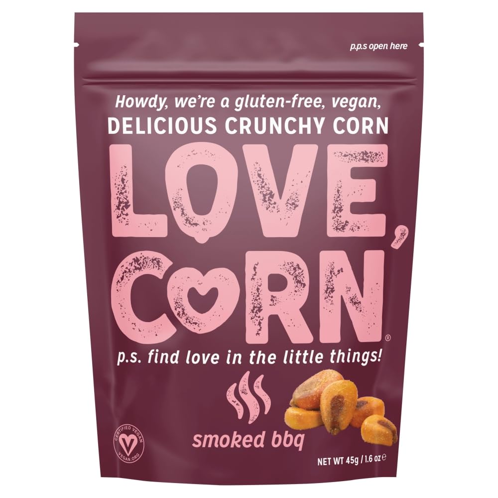 LOVE CORN SMOKED BBQ CRUNCHY CORN (45g) x 10