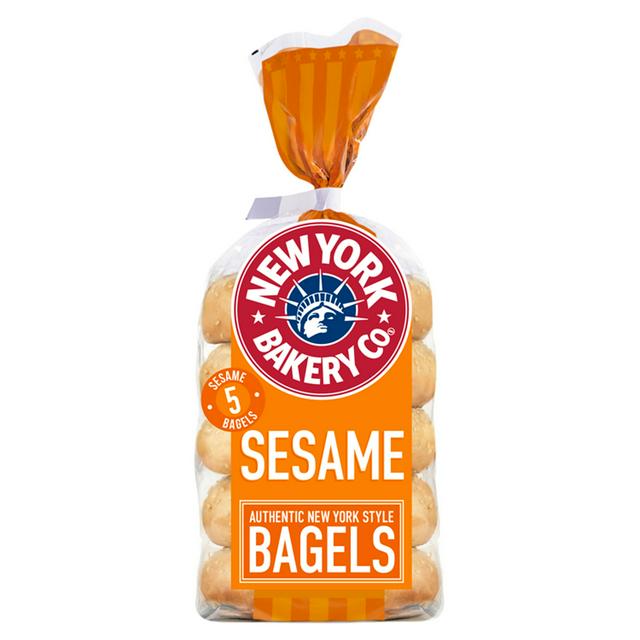 NEW YORK BAKERY CO SESAME BAGELS (5 Pack)