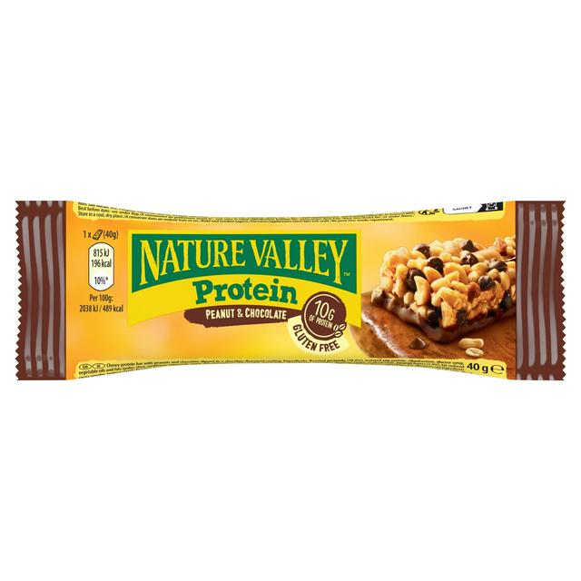 NATURE VALLEY PEANUT & CHOCOLATE PROTEIN BARS (40g) x 4