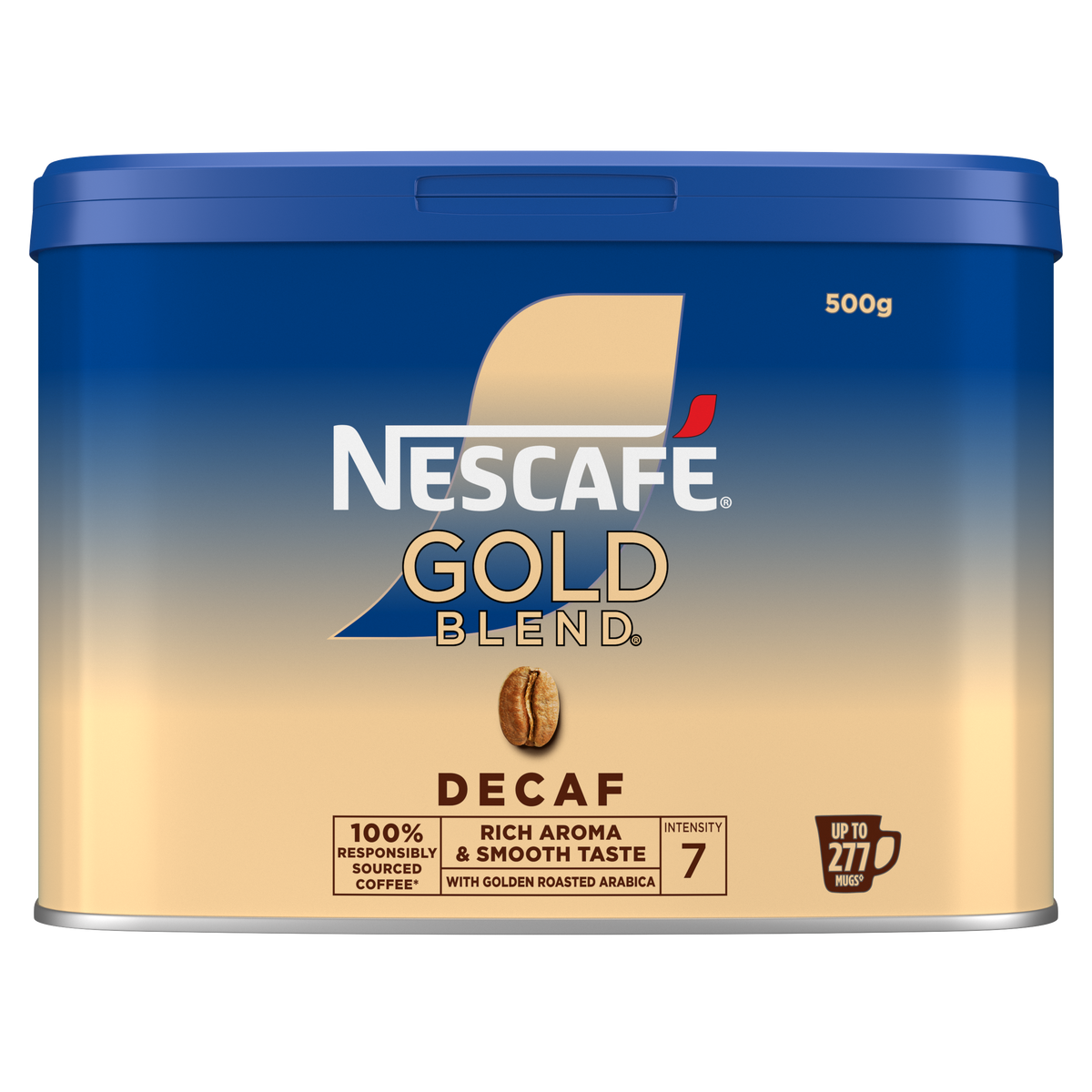 NESCAFÉ GOLD BLEND DECAFFEINATED INSTANT COFFEE TIN (500g)