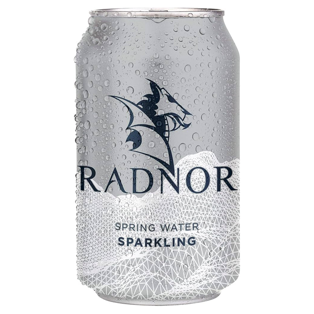 RADNOR SPRING WATER SPARKLING 330ML CAN (PACK OF 24) 0201062