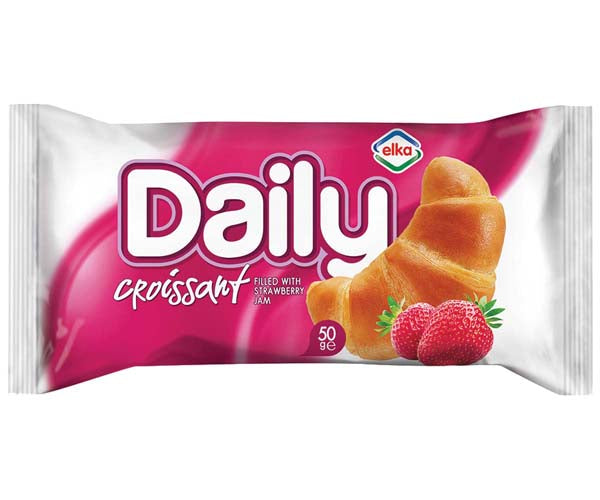 DAILY CROISSANTS STRAWBERRY 50g x 20