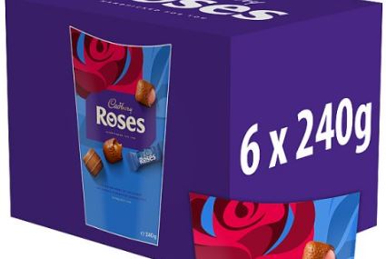 CADBURY ROSES CARTON (240g) x 6
