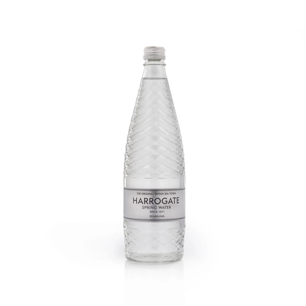 HARROGATE SPARKLING WATER GLASS BOTTLES (750ml) x 12
