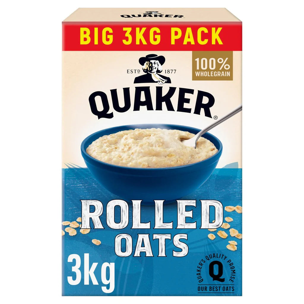 QUAKER ROLLED OATS PORRIDGE (3kg)