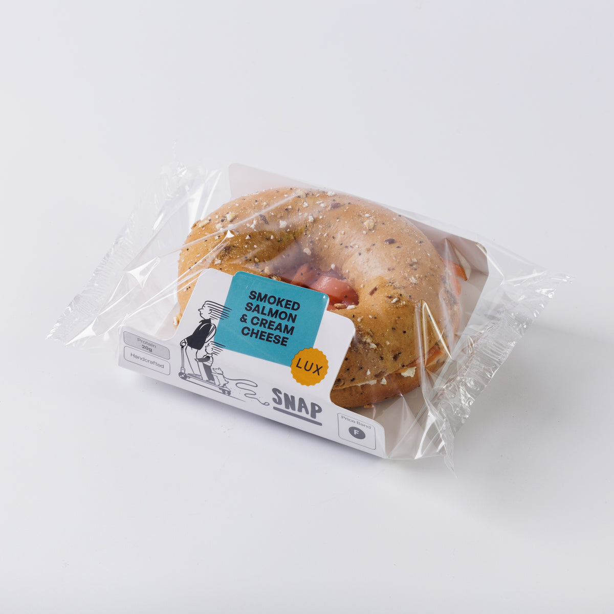 SMOKED SALMON & CREAM CHEESE BAGEL