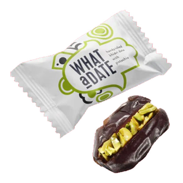 WHAT A DATE - PISTACHIO INDIVIDUALLY WRAPPED 60PCS (12g)x60