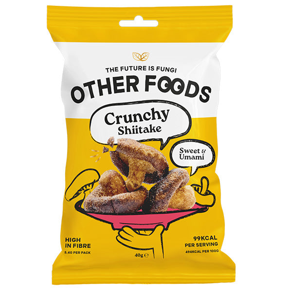 OTHER FOODS - CRUNCHY SHIITAKE MUSHROOMS (40g) x 8