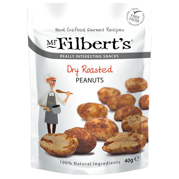 MR FILBERTS DRY ROASTED PEANUTS (40g) x 20