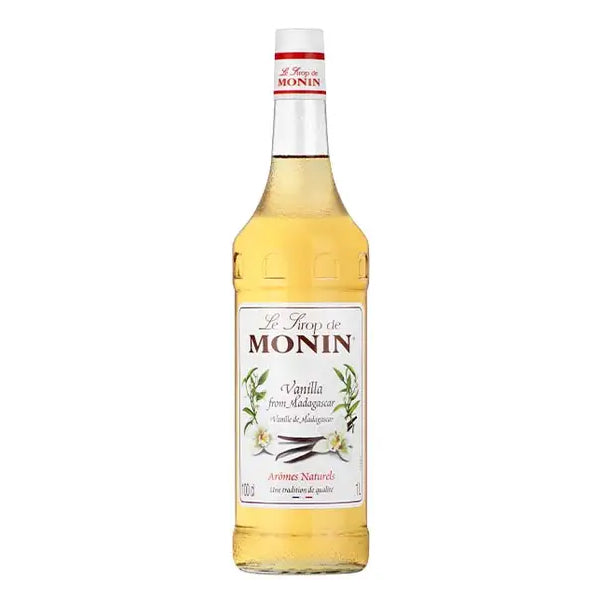 MONIN VANILLA SYRUP PLASTIC BOTTLE (1 litre)