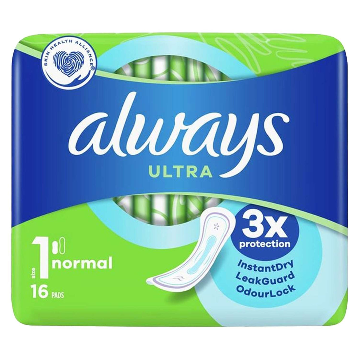 ALWAYS ULTRA NORMAL SANITARY TOWELS (16 pack) x 16