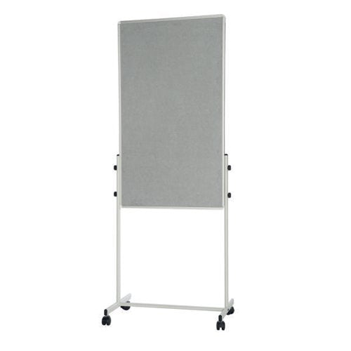 BI-OFFICE WHITE PORTABLE DUO BOARD AND FLIPCHART EASEL EA4724075