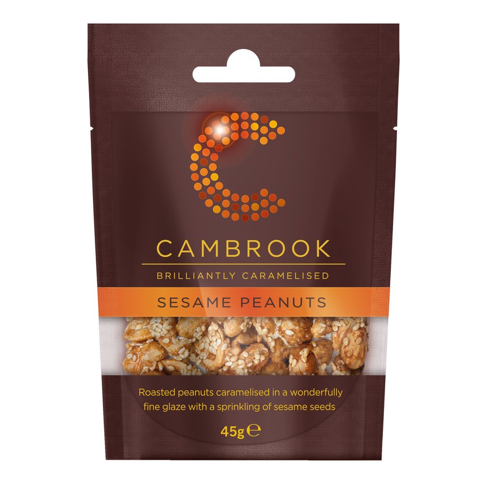 CAMBROOK CARAMELISED SESAME PEANUTS (45g) x 24