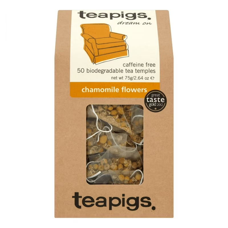 TEAPIGS CHAMOMILE FLOWERS (50 ENVELOPED AND TAGGED) x 1