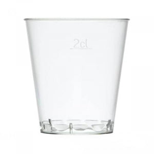 PLASTIC CLEAR SHOT GLASSES (1oz/2cl) x 1000