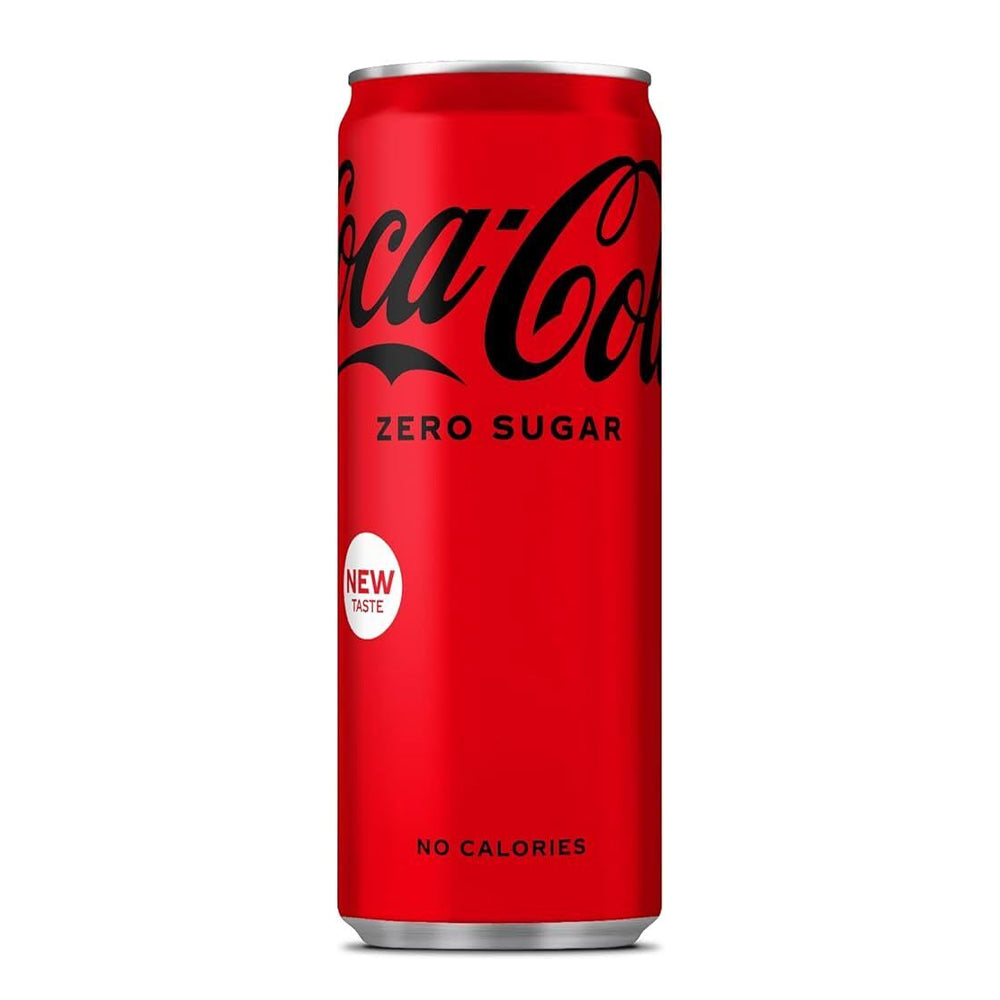 COCA COLA COKE ZERO SLIM CANS (330ml) x 24