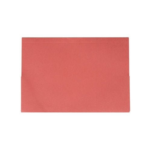EXACOMPTA GUILDHALL LEGAL DOUBLE POCKET WALLET FOOLSCAP RED (PACK OF 25) 214-RED