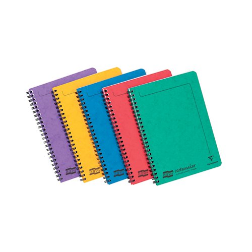 CLAIREFONTAINE EUROPA NOTEMAKER A5 ASSORTMENT A (PACK OF 10) 4850