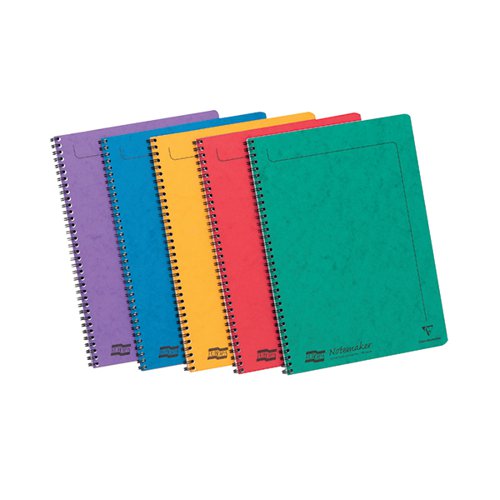CLAIREFONTAINE EUROPA NOTEMAKER A4 ASSORTMENT A (PACK OF 10) 4860