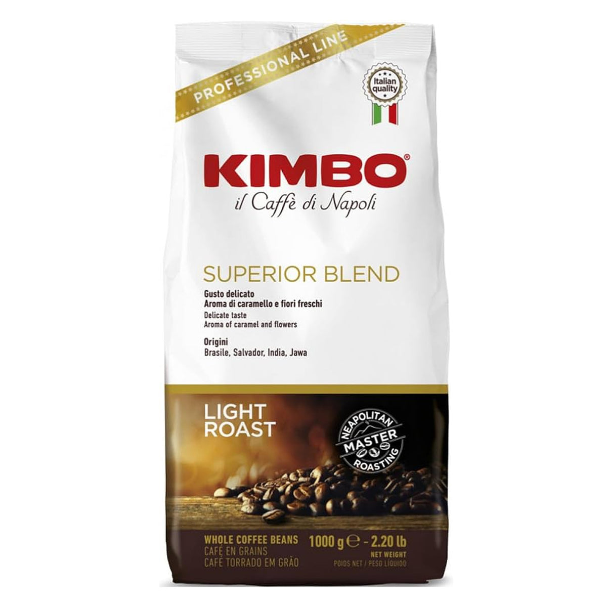KIMBO SUPERIOR BLEND BEANS (1kg) x 6