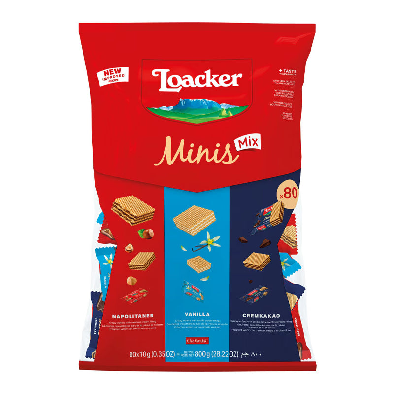 LOACKER MINIS MIX CRISPY WAFERS (800g)