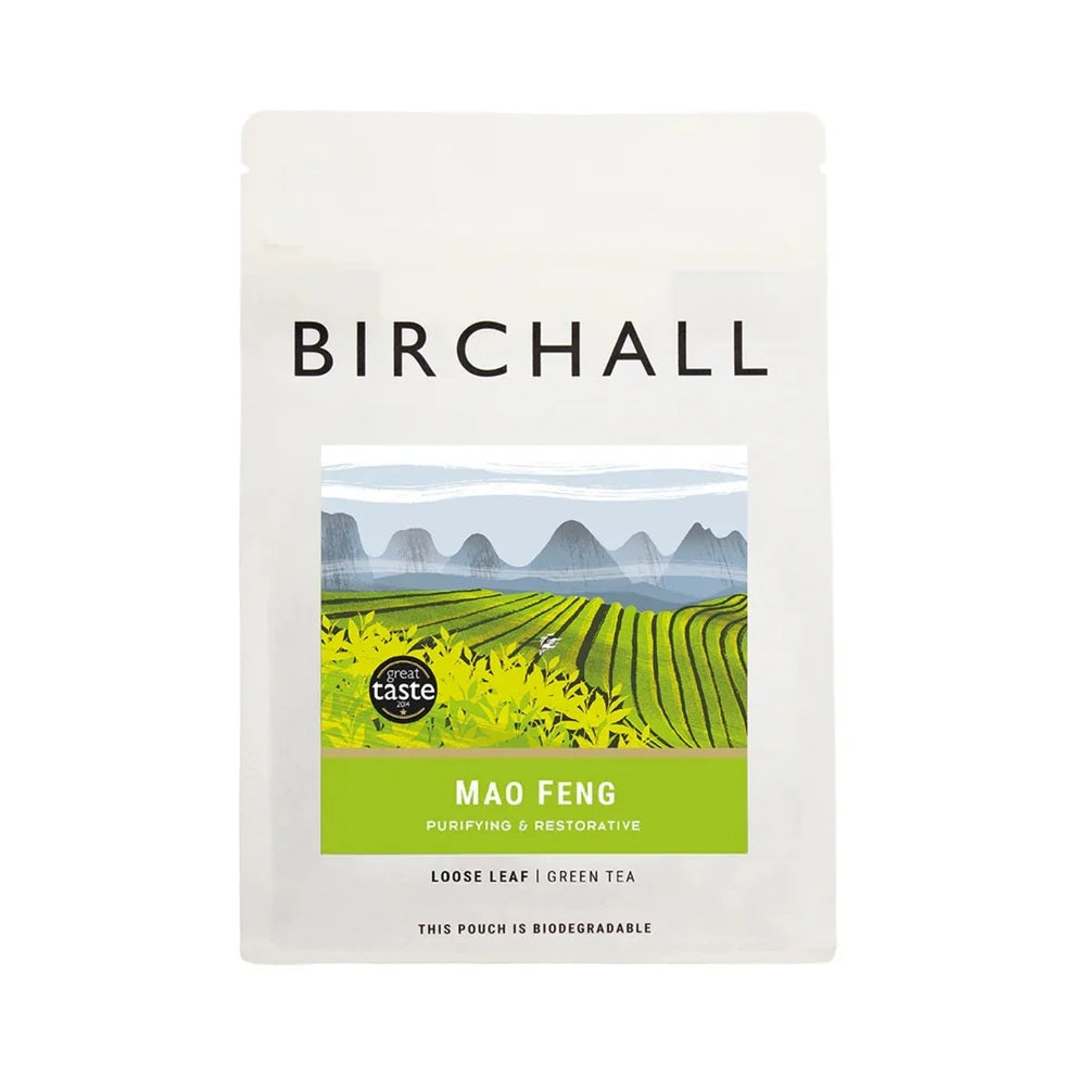 BIRCHALL GREEN TEA 125G LOOSE LEAF