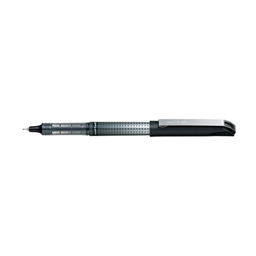 UNI-BALL UB-185 EYE NEEDLE ROLLERBALL PEN BLACK (PACK OF 12)