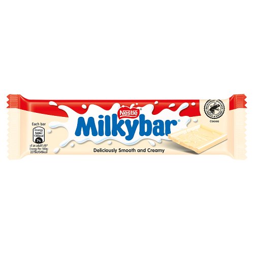 MILKYBAR WHITE CHOCOLATE MEDUM BARS (25g) x 40