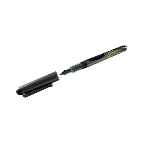 PILOT VPEN DISPOSABLE FOUNTAIN PENS BLACK (PACK OF 12) SV4W-01