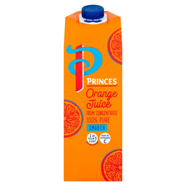 PRINCES ORANGE JUICE (1L) x 12