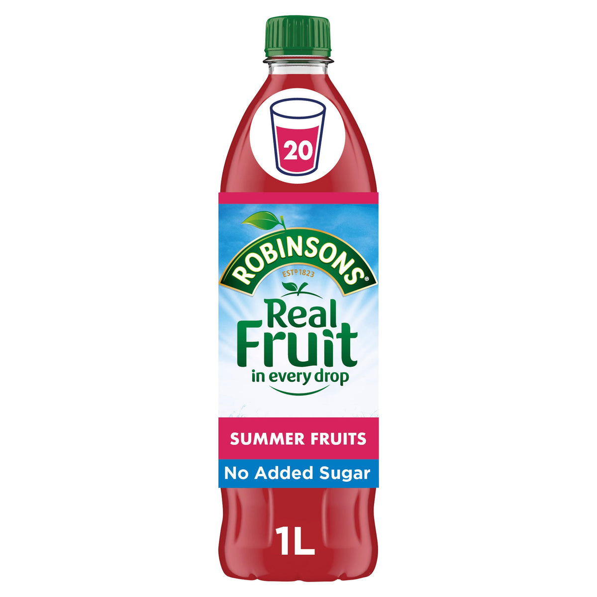 ROBINSONS NO ADDED SUGAR SUMMER FRUITS (1 litre) x 1