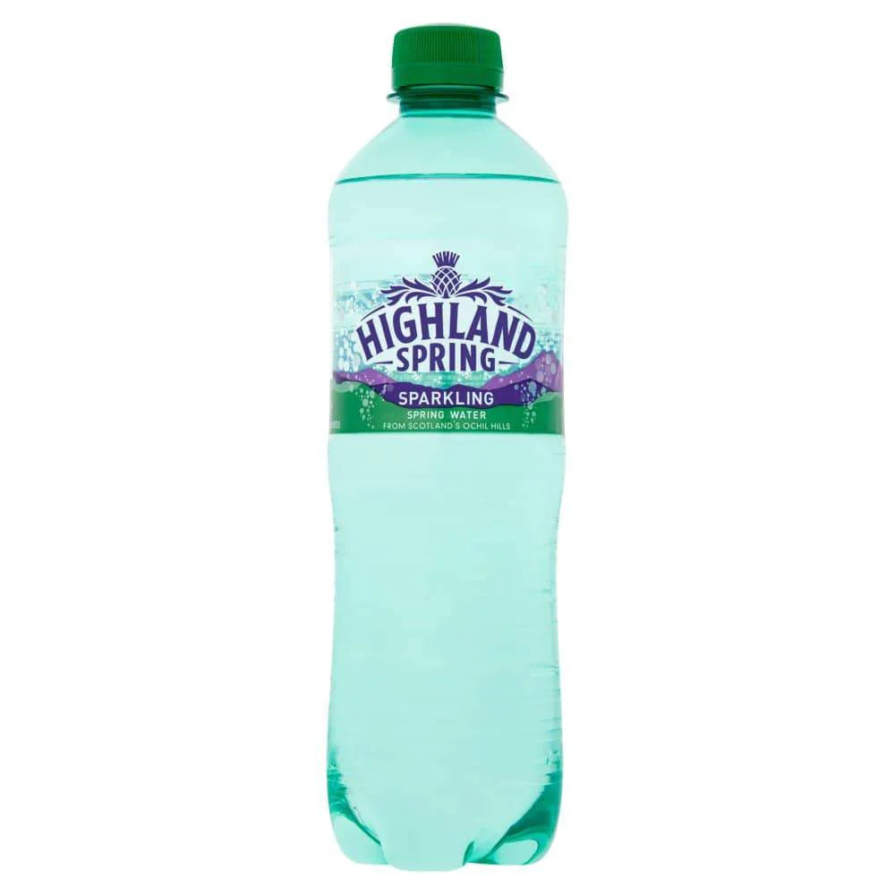 HIGHLAND SPRING WATER SPARKLING - PLASTIC BOTTLES (1.5L) x 12