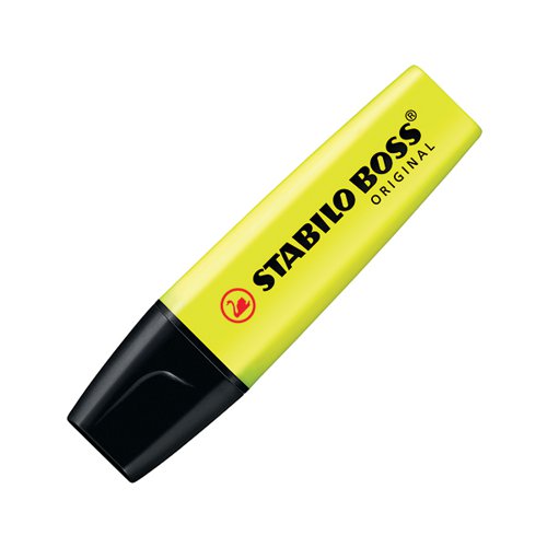 STABILO BOSS ORIGINAL HIGHLIGHTER YELLOW (PACK OF 10) 70/24/10