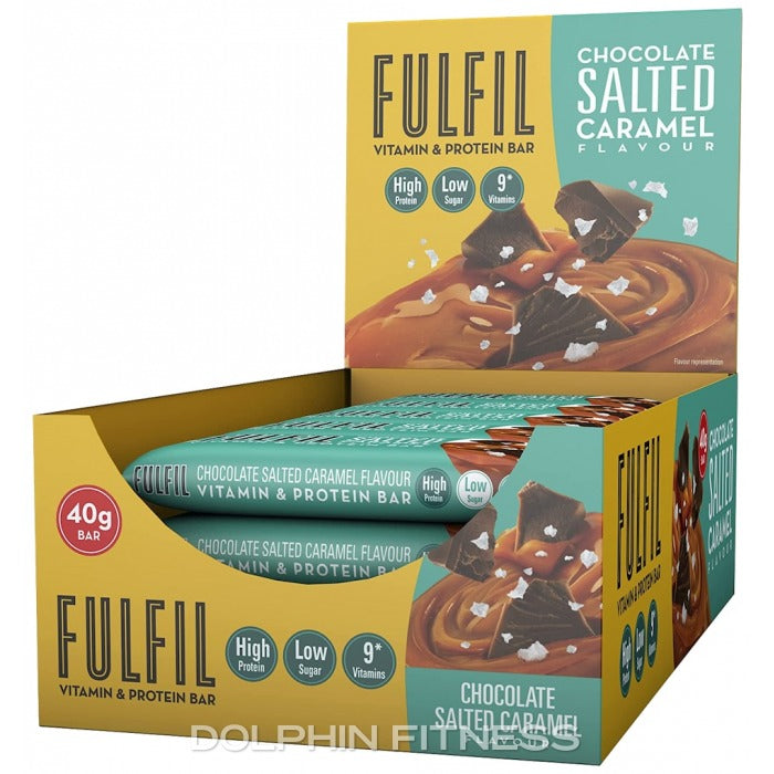 FULFIL CHOCOLATE SALTED CARAMEL VITAMIN & PROTEIN BAR (40g) x 15