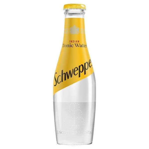 SCHWEPPES TONIC WATER MIXER BOTTLES (200ml) x 24