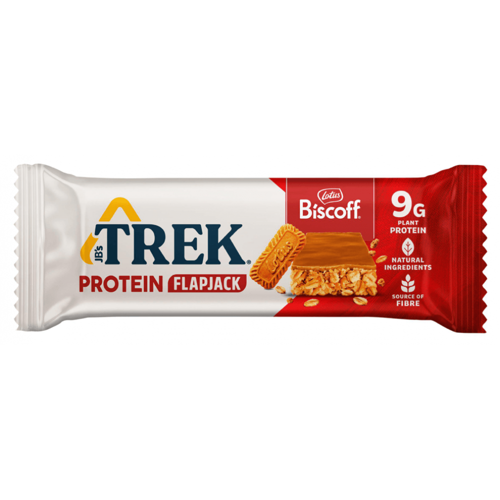 TREK BISCOFF PROTEIN FLAPJACKS (50g) x 16