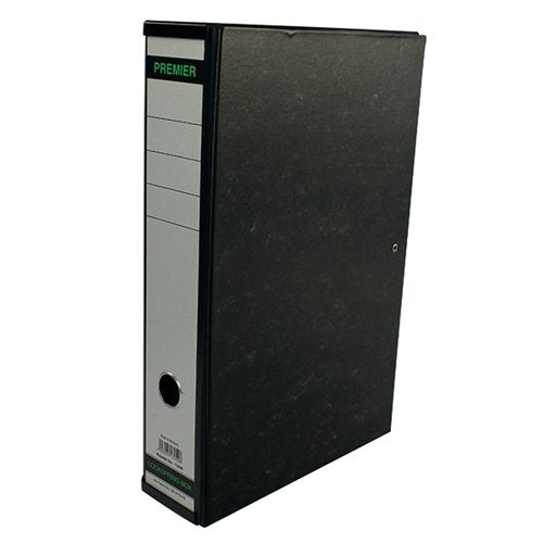 WHITE BOX BOX FILE FOOLSCAP BLACK CLOUD DESIGN (PACK OF 10) PM13040