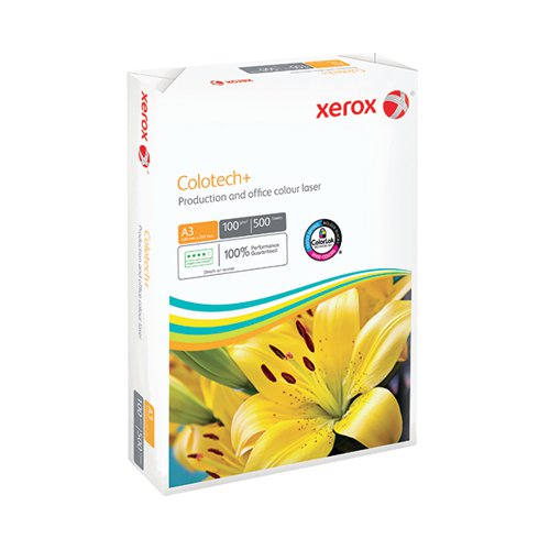 XEROX COLOTECH+ A3 PAPER 100GSM REAM WHITE (PACK OF 500) 003R99006