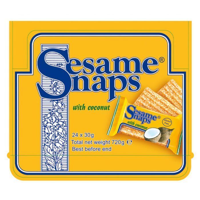 SESAME SNAPS COCONUT BARS (30g) x 24