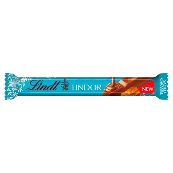 LINDT LINDOR SALTED CARAMEL TREAT BARS (38g) x 24