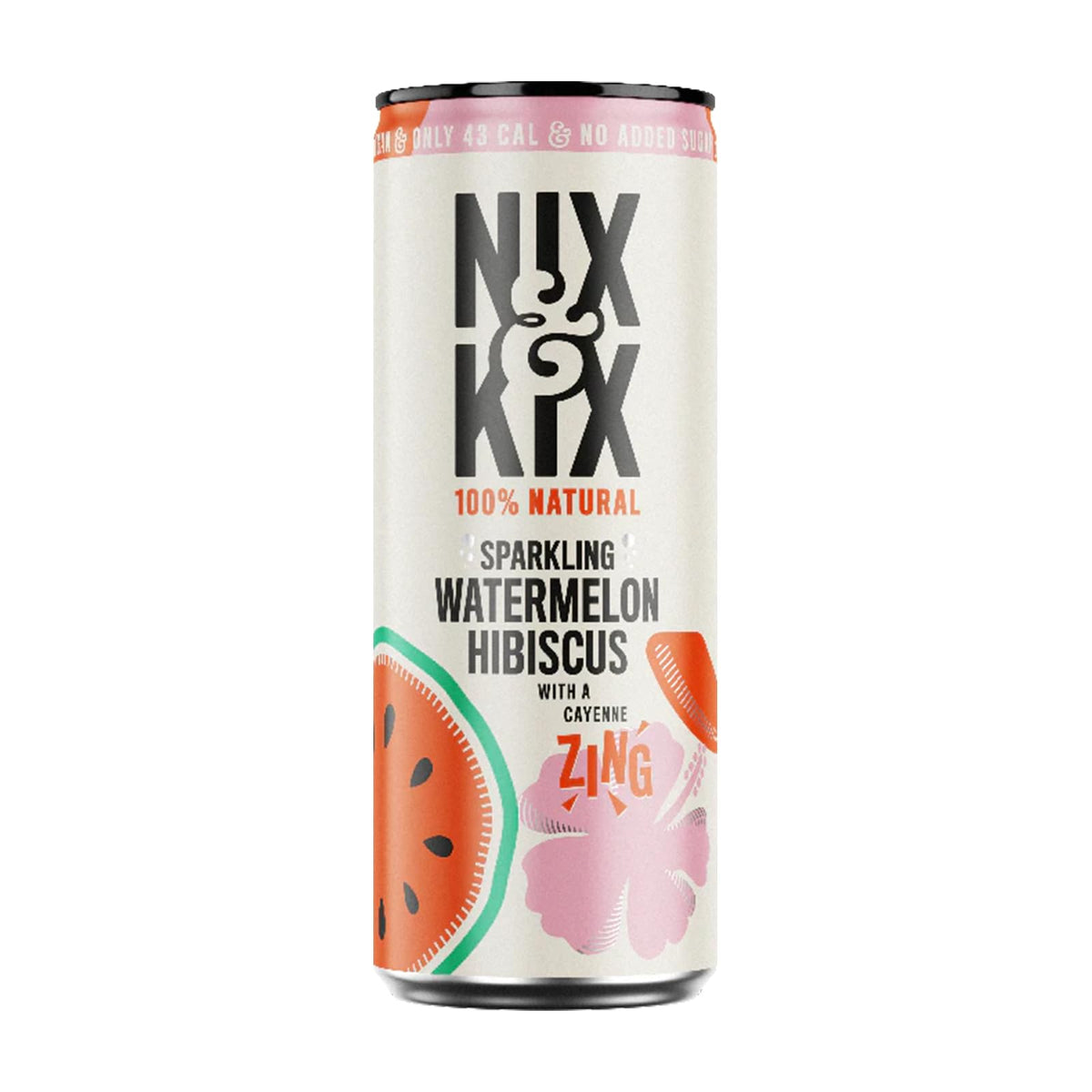 NIX & KIX WATERMELON & HIBISCUS CANS (250ml) x 24