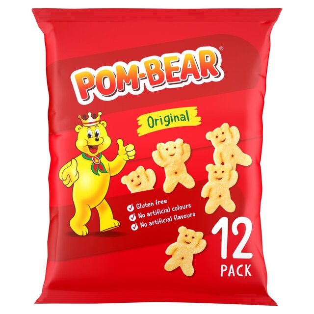 POM BEAR ORIGINAL MULTIPACK CRISPS (13g) x 12