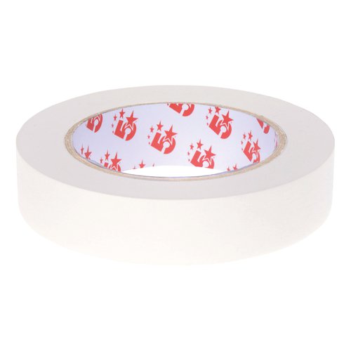 5 STAR OFFICE DOUBLE SIDED DISPLAY TAPE POLYPROPYLENE 25MMX33M (PACK OF 6)