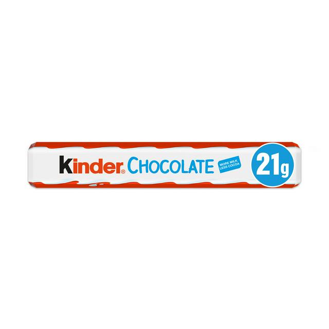 KINDER CHOCOLATE MEDIUM BARS (21g) x 36