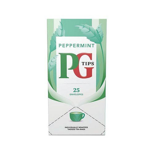PG TIPS PEPPERMINT ENVELOPES (25 TEABAGS)