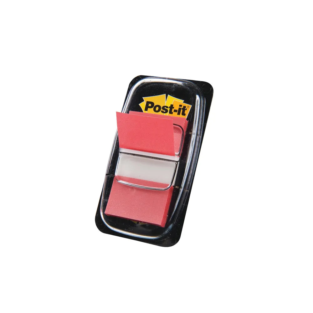 POST-IT INDEX TABS 25MM RED (600 PACK) 680-1